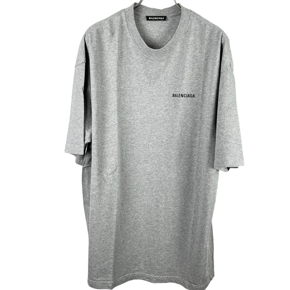 Balenciaga(バレンシアガ) Front Back LOGO Shortsleeve T Shirt (grey)