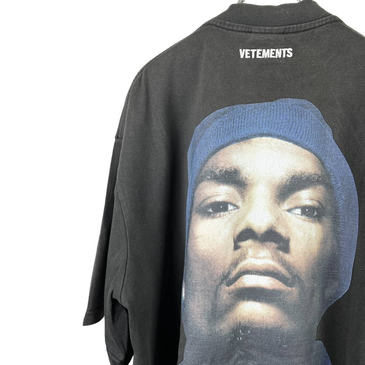 Vetements(ヴェットモン) Oversized Snoop Dog Back Logo T Shirt 16AW (grey)