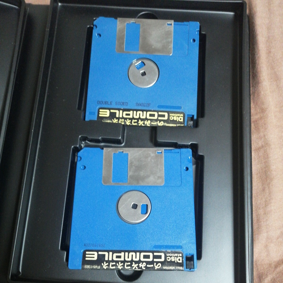 MSX2 диск стойка no. 3 номер no. 4 номер 2 шт. комплект темно синий пирог ru игра soft Vintage retro редкость налог нет 