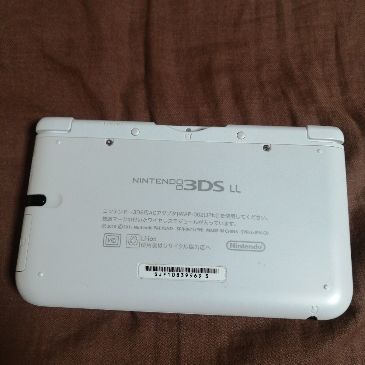 Nintendo 3DSLL ホワイト SPR-001 タッチペン 画面シール 上下 動作確認 任天堂 ネコポス 税なし_画像8