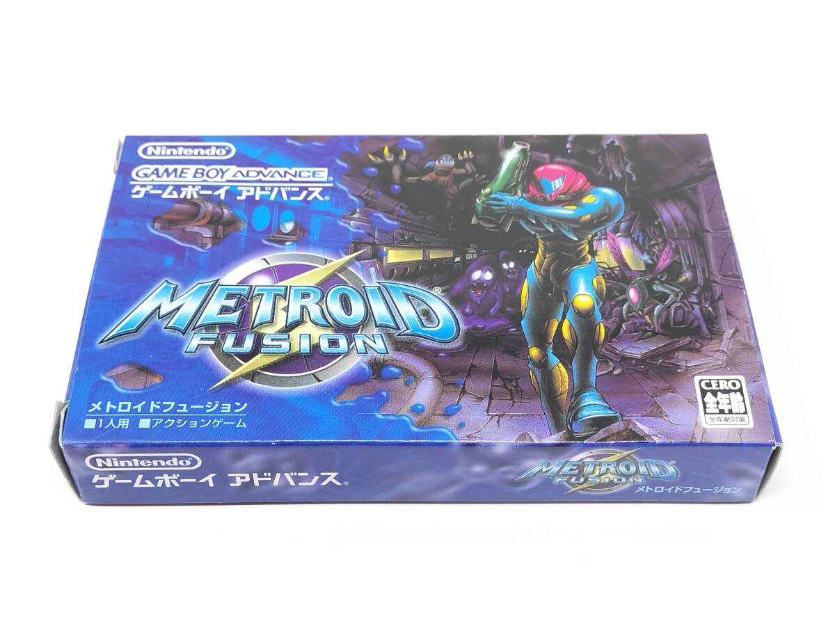 ゲームボーイアドバンスソフト　メトロイドフュージョン　箱説付き　METROID FUSION　ニンテンドー_画像1