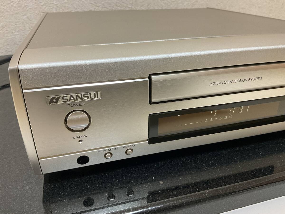  super-beauty goods. normal operation goods Sansui CD player a ref aelf CD-α9 drive for rubber new goods replaced details image equipped!