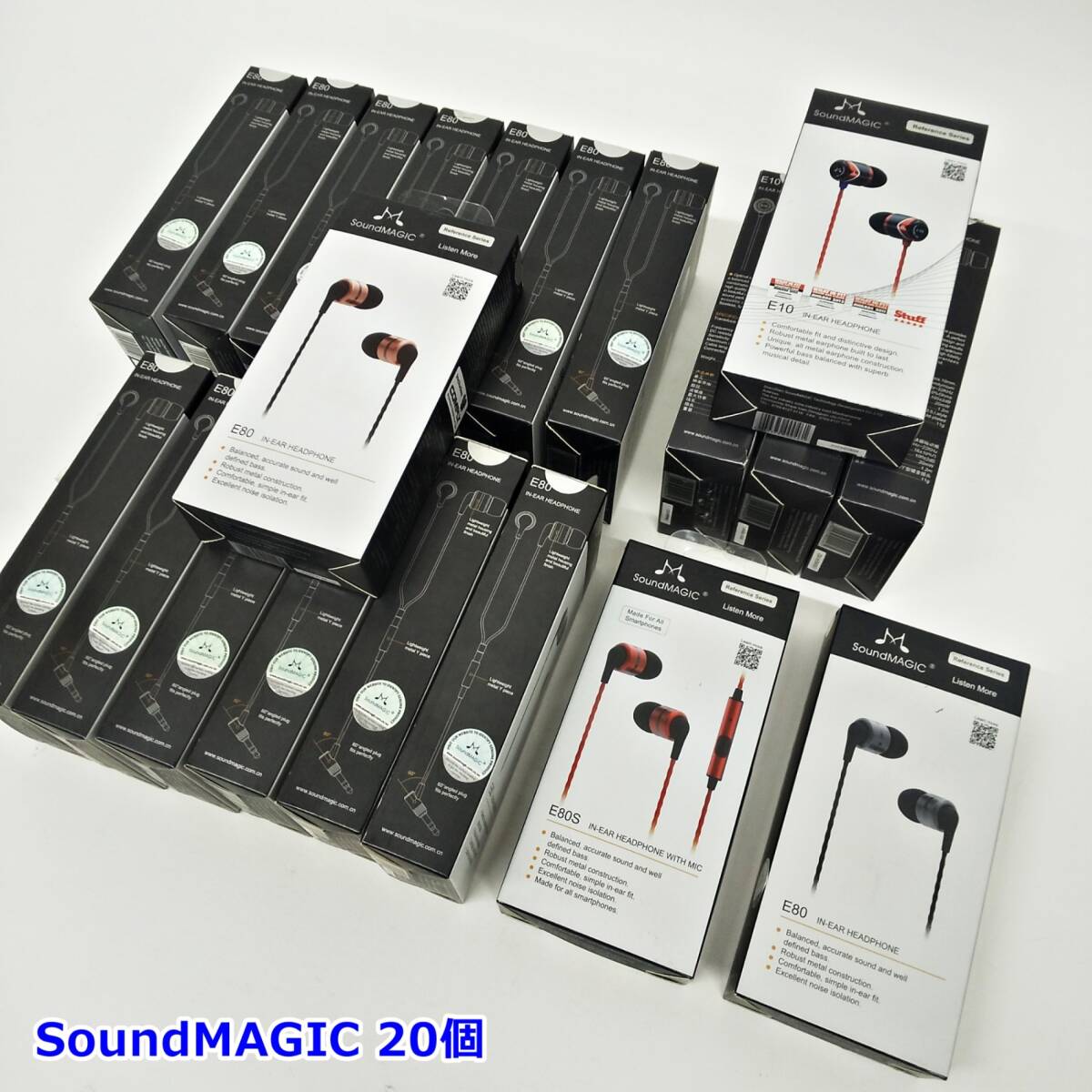 イヤホン 33個 まとめて SoundMAGIC AKG accutone Nu Force カナル イヤフォン R2404-176_画像3