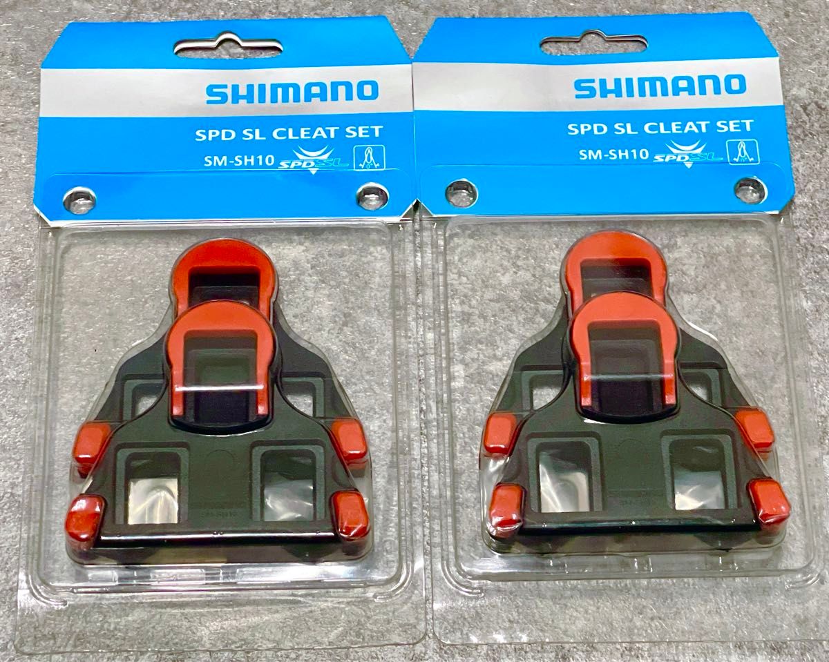 シマノ SM-SH10 SPD-SL クリートセット 赤　2個セット