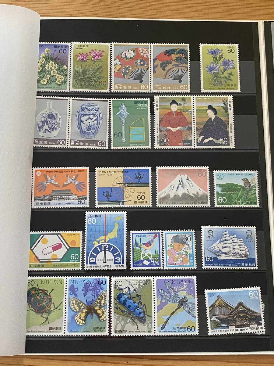 【特殊切手帳】1989年 平成元年 POSTAGE STAMPS 特殊切手 記念切手 日本切手 未使用_画像7