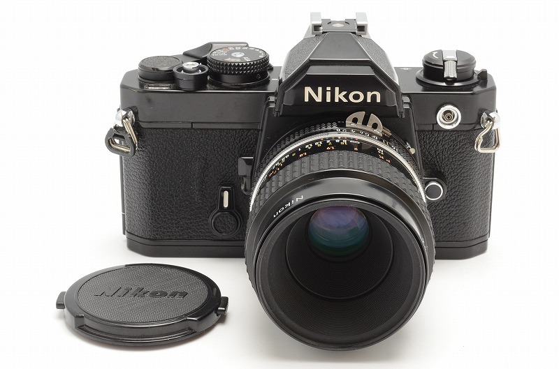 Nikon FM ブラック 3146959 /Ai-S Micro-NIKKOR 55mm f2.8 304524_画像1