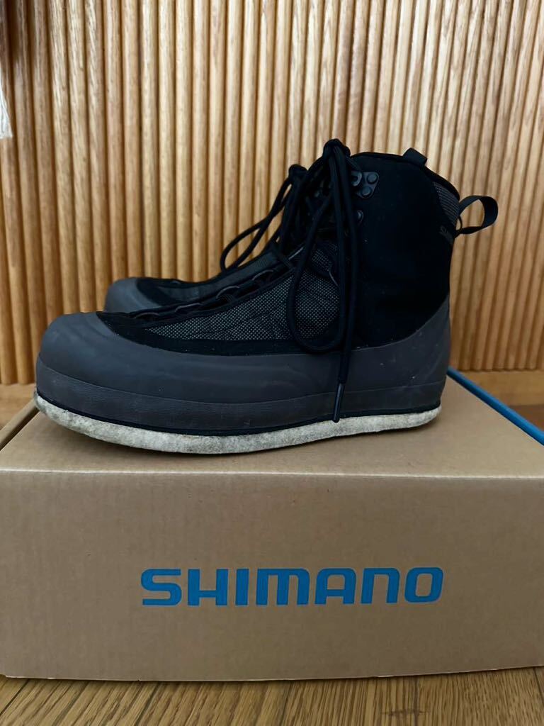 シマノ(SHIMANO) ウェーディングシューズ 羊毛フェルト FS-024W チャコール 26cmの画像3