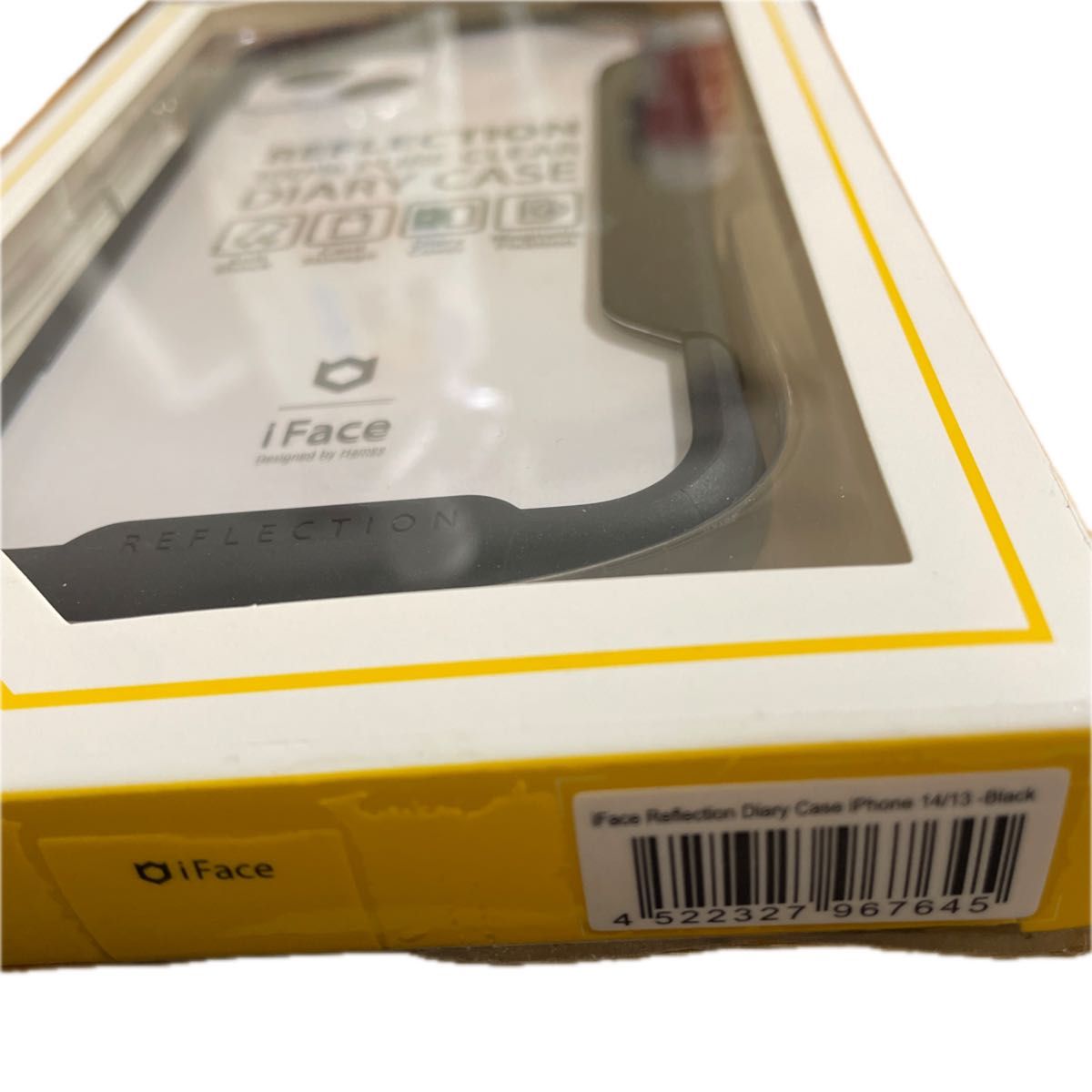 Hamee iPhone14/13用 ダイアリーケース IFACE REFLECTIONダイアリー (ブラック)41-967645