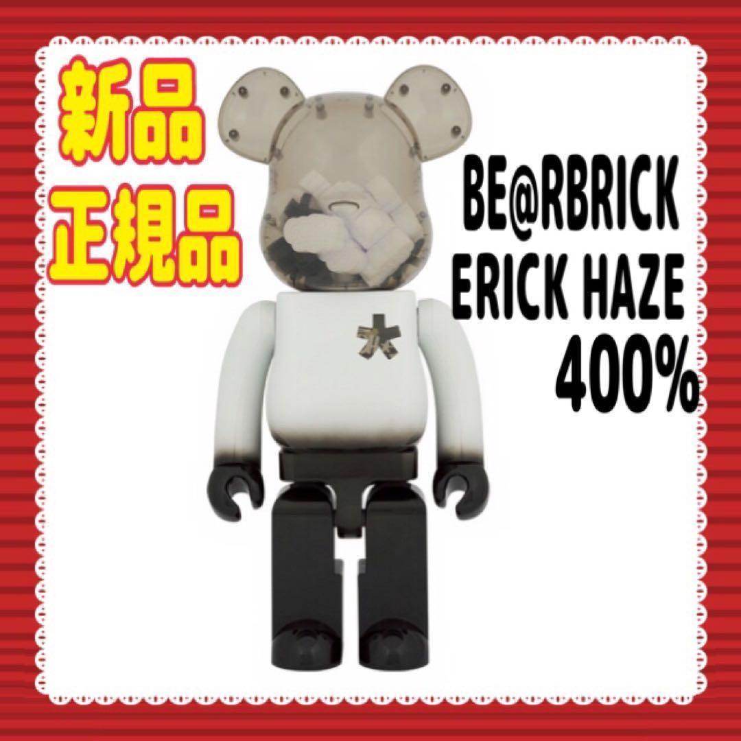 新品 未開封品 未使用品 正規品 BE@RBRICK ERIC HAZE 400％ ベアブリック レア 貴重 限定生産品 フィギュア シリアルナンバー有り_画像1