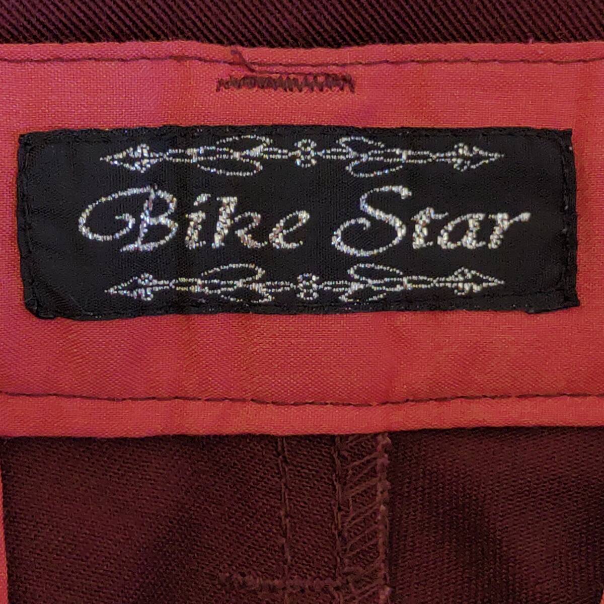 【Bike Star】バイクスター スラックス テーパード パンツ チノパン オフィス カジュアル デイリー レッド 紳士服 メンズ サイズL/Y10116DD_画像8