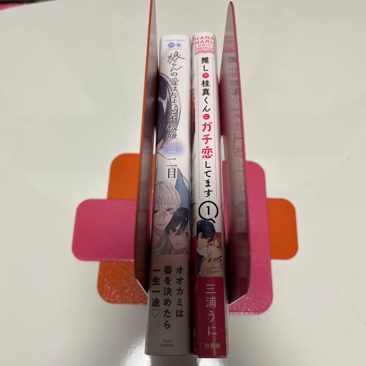 狼くんの愛はちょっと不機嫌　二目　推しの桂真くんにガチ恋してます　1 三浦うに　2冊セット　特典あり