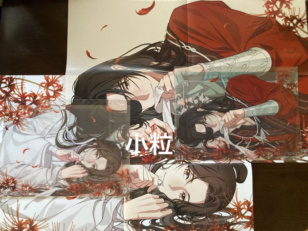 spoon.2Di vol.107/109 『天官賜福 貮』付録クリアファイル+特典クリアポスター+付録ポスター2種(謝憐/花城)