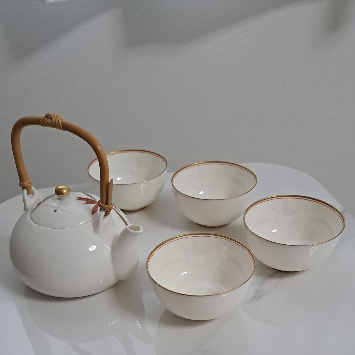 香蘭社 茶器揃 茶器 煎茶道具 和食器 茶器セット 急須 金彩