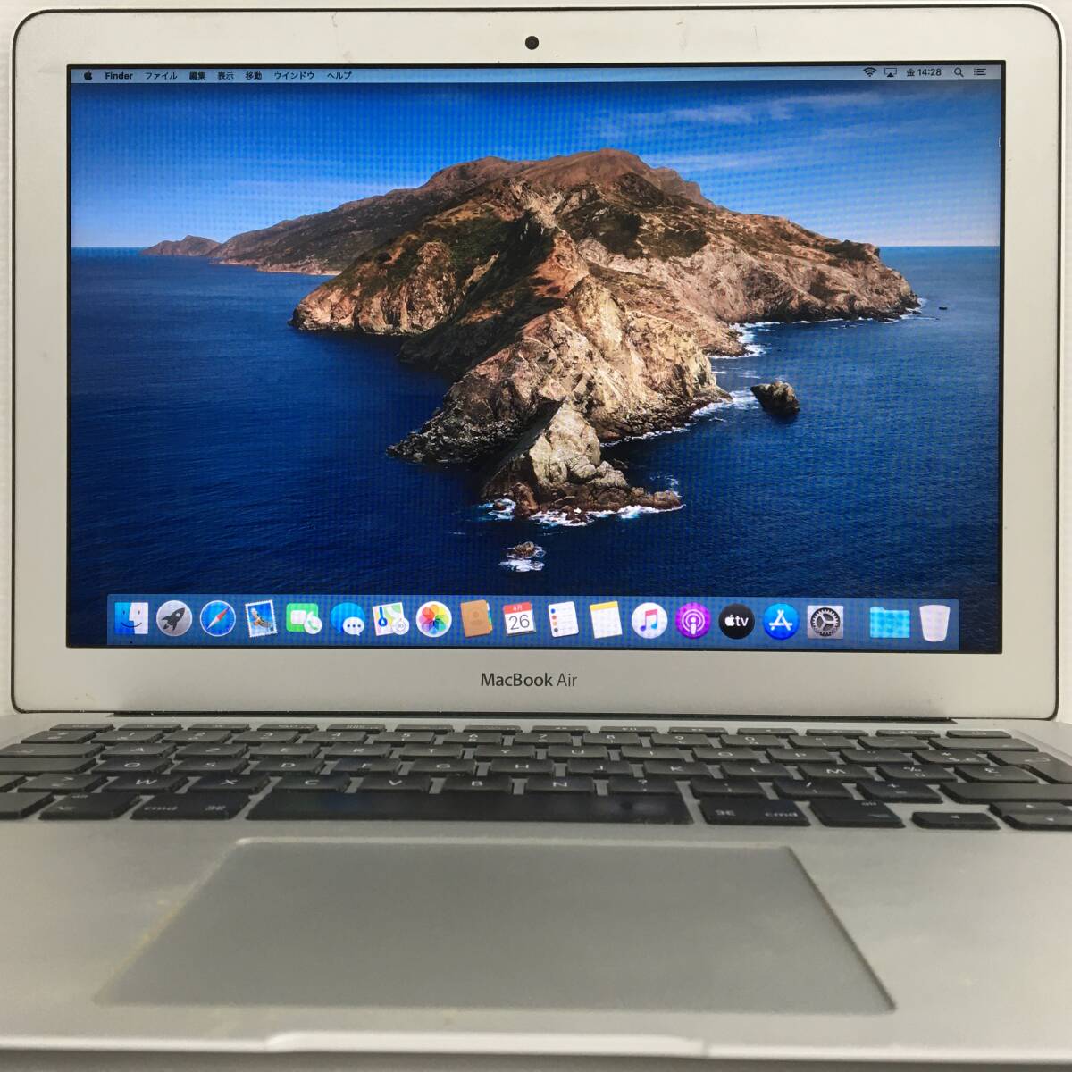 ☆【13.3インチ】Apple MacBook Air (13インチ, Mid 2013) A1466 Core i5(4250U)/1.3GHz RAM:4GB/SSD:256GB Catalina 動作品 ※難ありの画像2