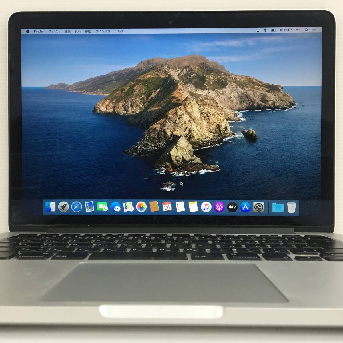 ☆【良品 13.3インチ】Apple MacBook Pro (Retina, 13インチ, Late 2012) A1425 Core i5(3210M)/2.5GHz RAM:8GB/SSD:128GB Catalina 動作品_画像2