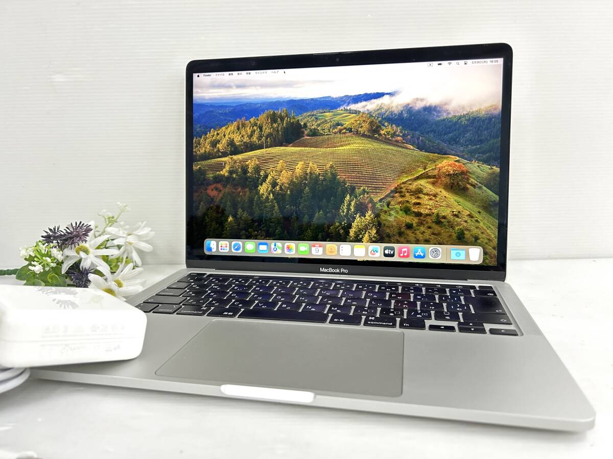 【美品 13.3インチ】Apple MacBook Pro(13-inch,2020) A2251 Core i7(1068NG7)/2.3GHz RAM:32GB/SSD:1TB AC付 タッチバー Sonoma 動作品の画像1