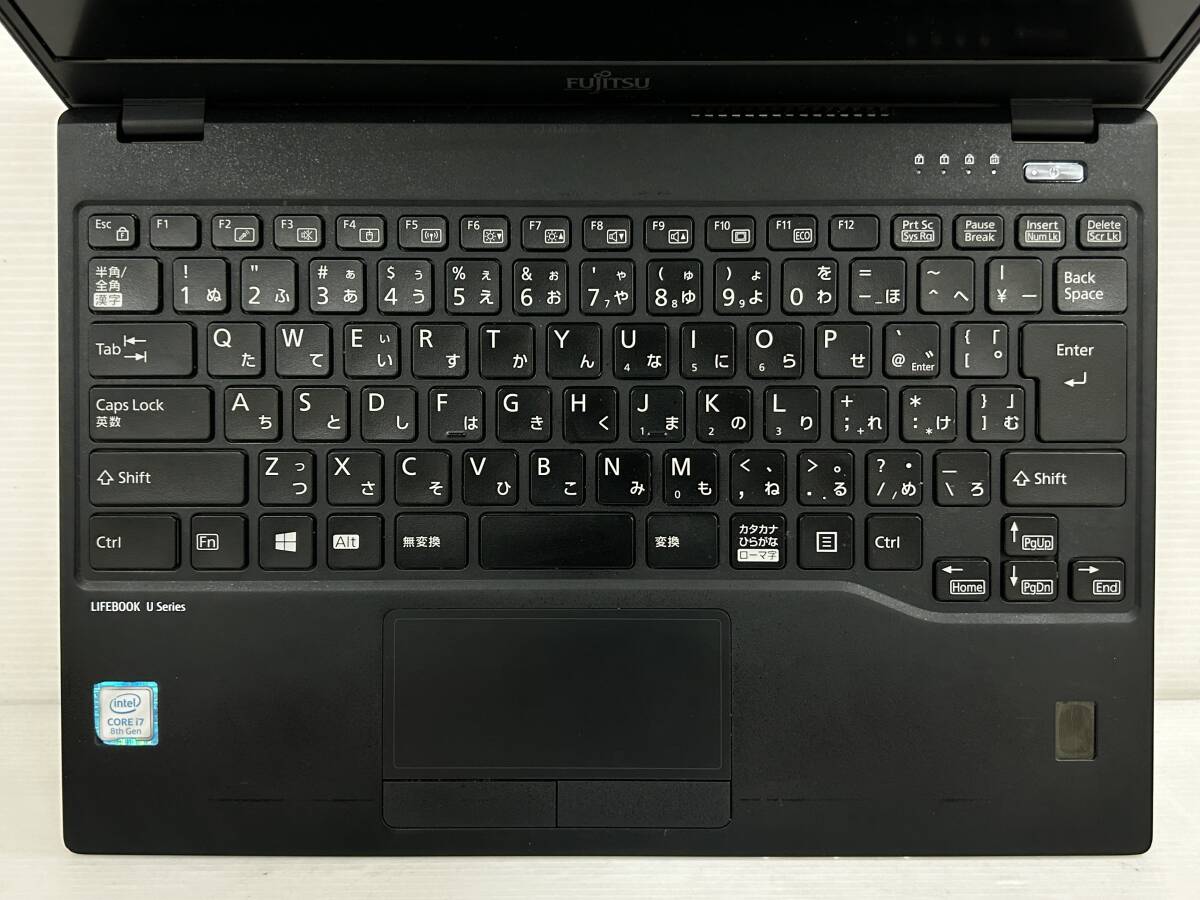 【Core i7】富士通 LIFEBOOK U939/B FMVU24001『第8世代 Core i7(8665U) 1.9GHz/RAM:16GB/SSD:256GB』13.3インチ Win11 動作品※難あり_画像6