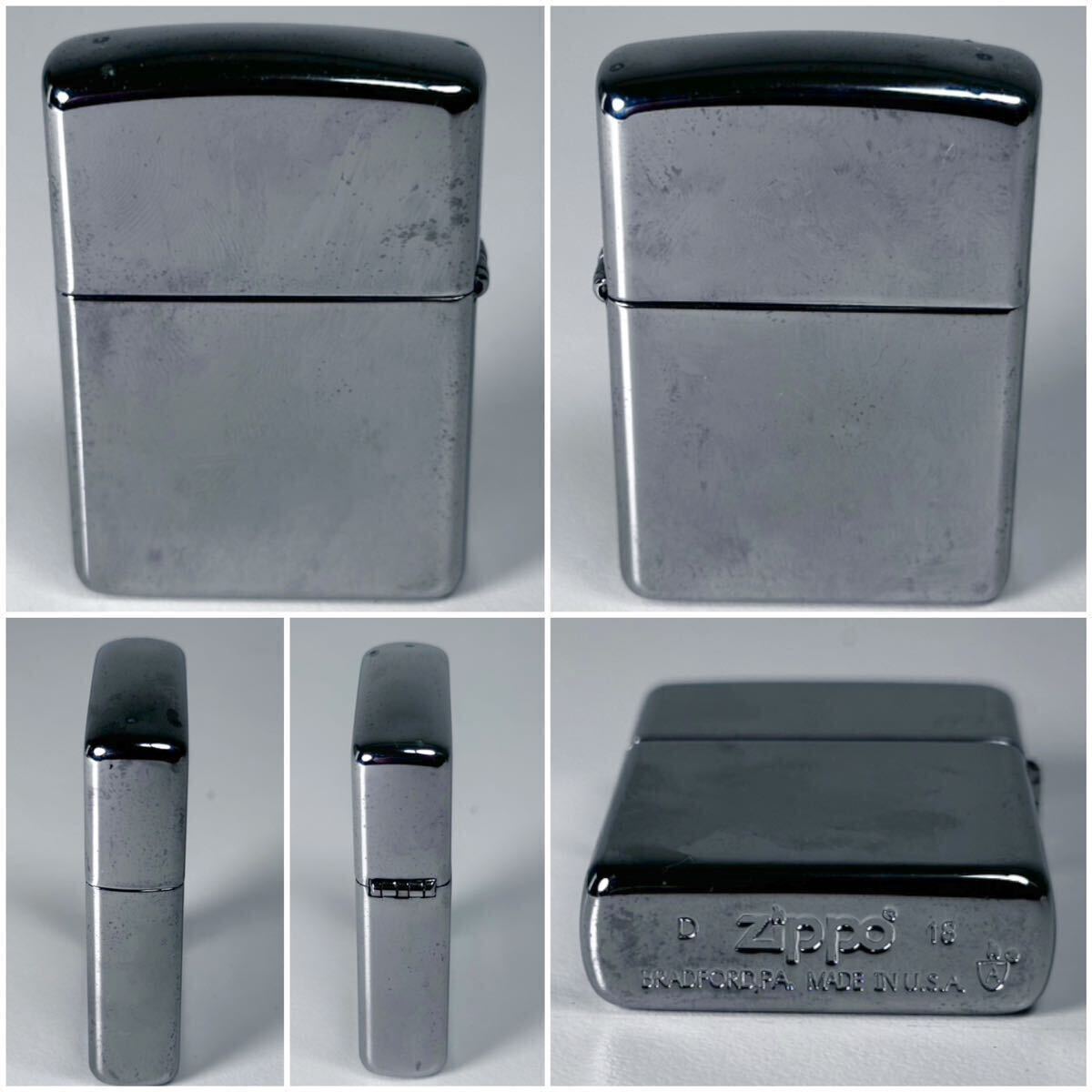 1円〜 ◆ ジッポー Zippo ライター おまとめ 4点 ◆ シルバー ゴールド クローム カラー / 喫煙具 オイルライター / ※着火未確認_画像6