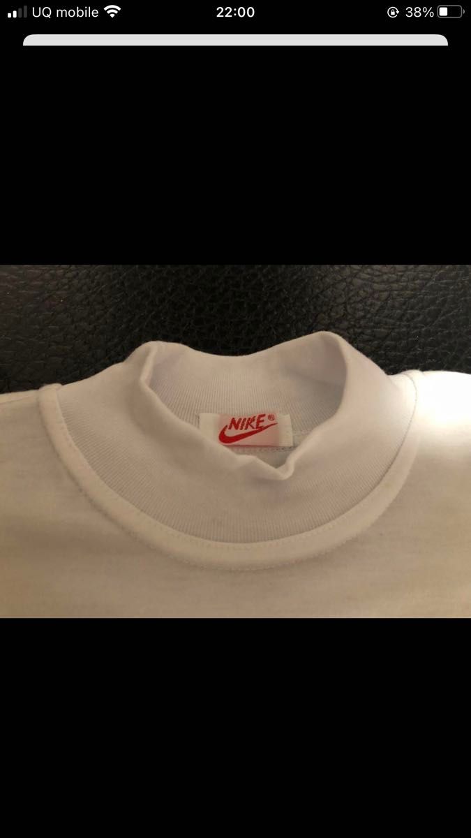 ナイキNIKE 白色長袖Tシャツ　デッドストック