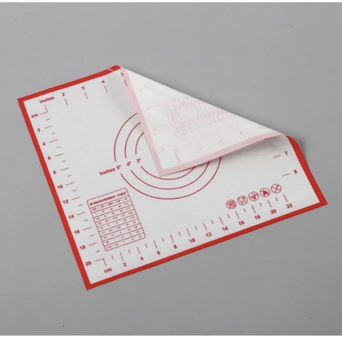 クッキング ベーキング マット シート 30×40cm 目盛り付き シリコン_画像2
