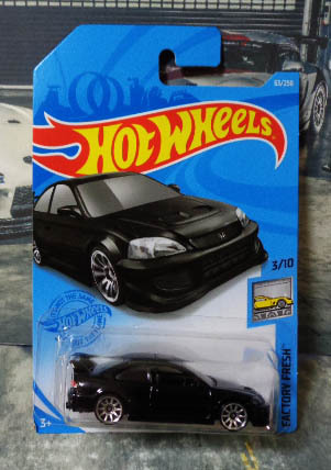 ホットウィール ホンダ シビック SI　　HotWheels HONDA CIVIC Si 　ブラック　　///(063)_画像1