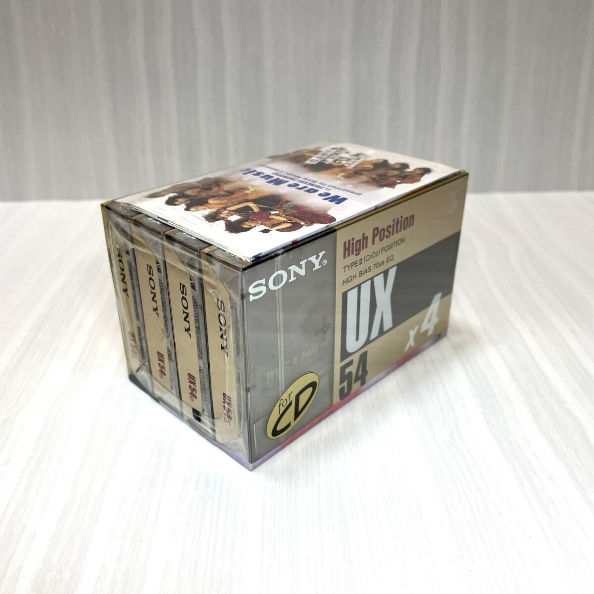 【未開封】SONY UX 54 4本パック プリンセスプリンセスパッケージ ハイポジ ソニー カセットテープ プリプリ_画像1