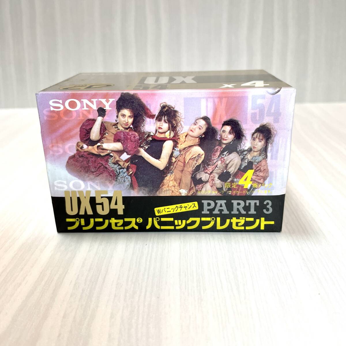 [ unopened ]SONY UX 54 4ps.@ pack Princess Princess package Hi Posi Sony cassette tape plipli