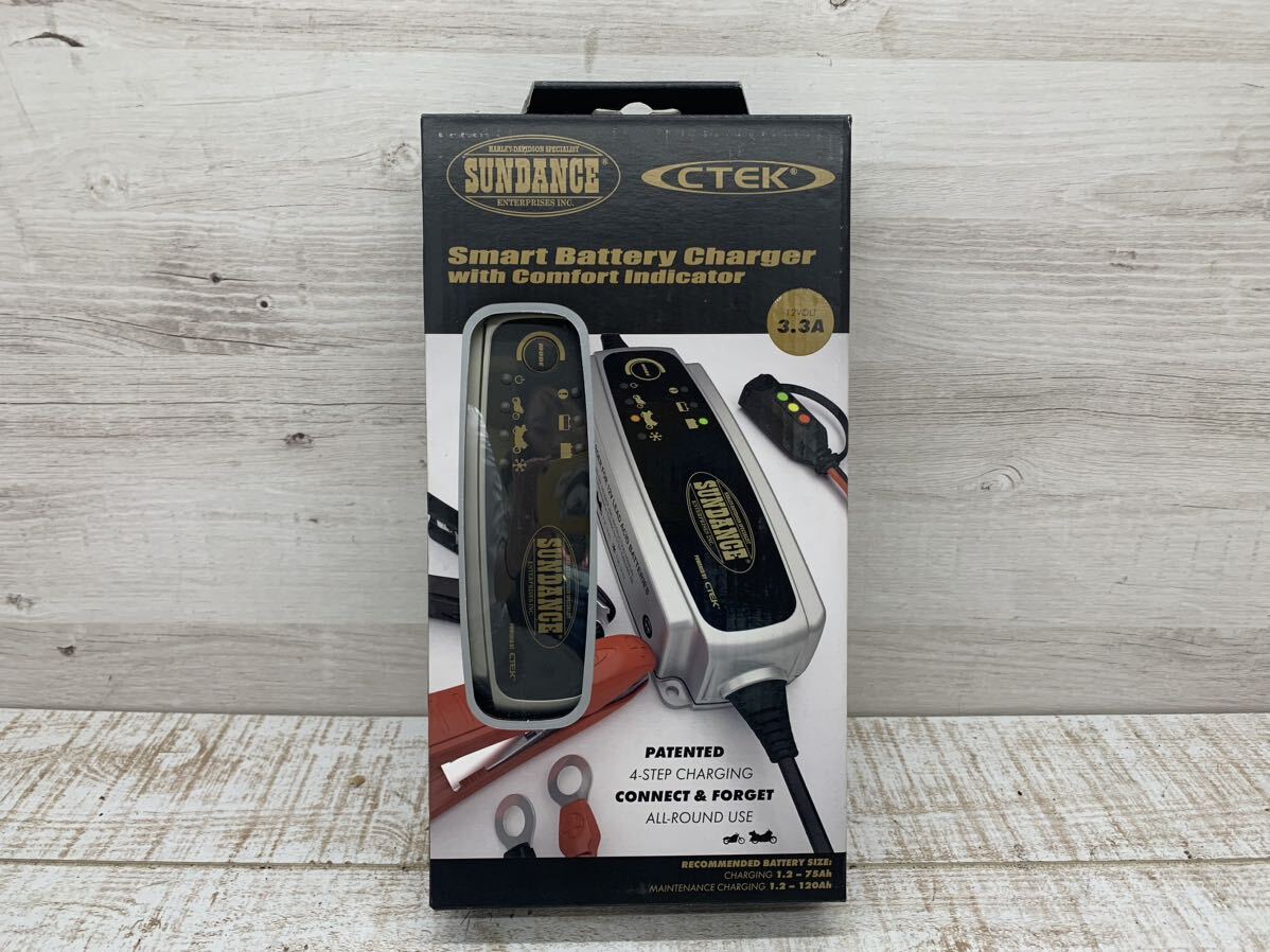 【超特価】 スマートバッテリーチャージャー CTEK SUNDANCE 12V 新品未使用 PSE認可品 正規品 3.3A メンテナンス