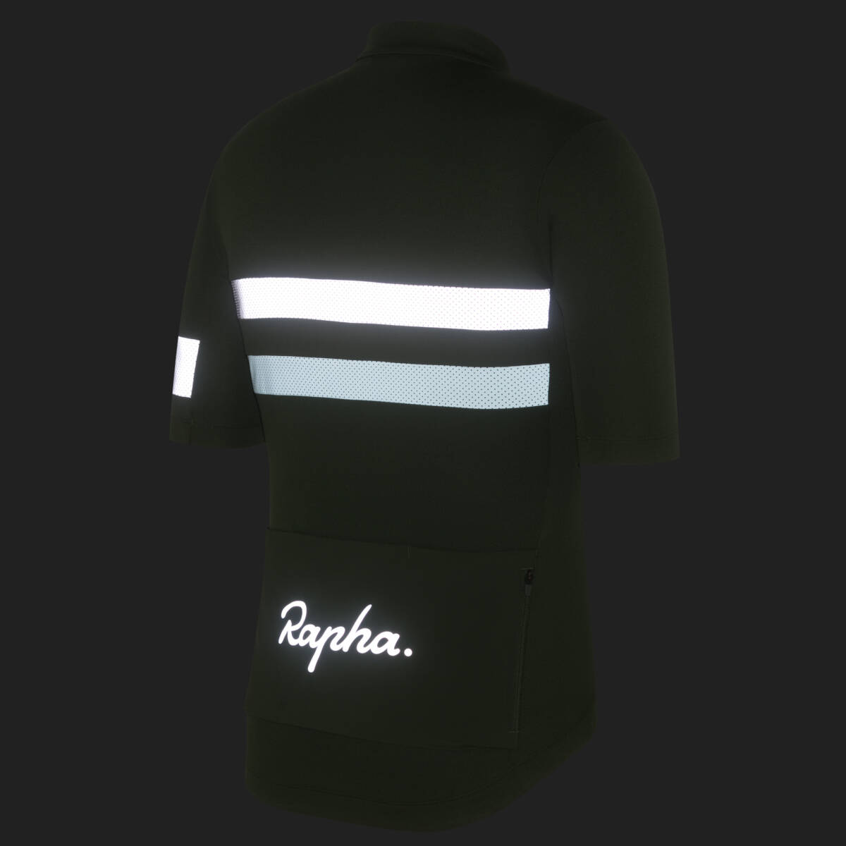 新品 Rapha Men’s Brevet Jersey Mサイズ ディープオリーブグリーン ラファ メンズ ブルベ ジャージ 半袖_画像5