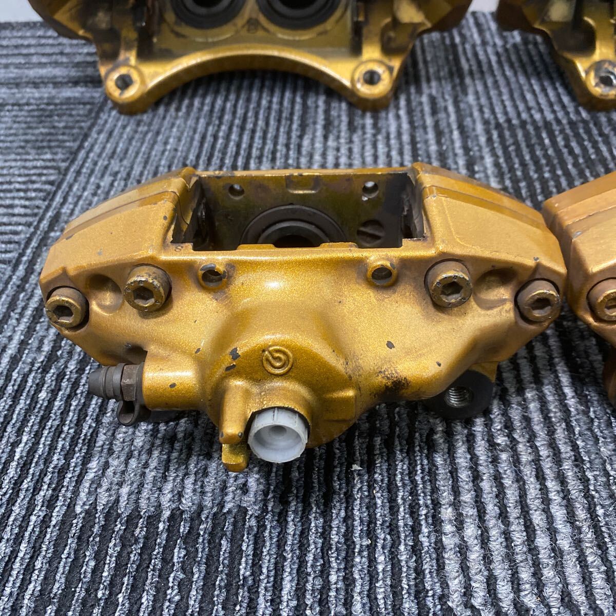 中古 スバル GDB インプレッサ WRX STI 純正 brembo ブレンボ フロント リア ブレーキ キャリパー 左右 フロント リア セット BRZ 86_画像6