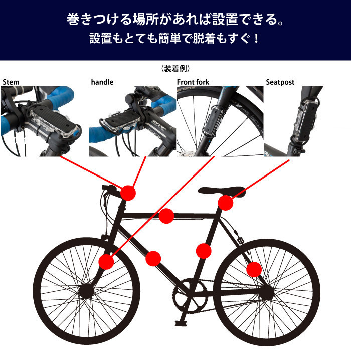 GORIX ゴリックス 自転車マウント ロードバイク サイクルマウント スマホマウント ハンドル Uber Eats カメラ バイク(GX-MK)　チェレステ_画像2