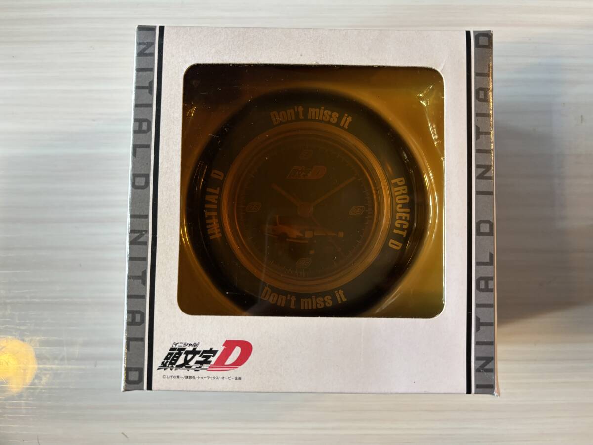 1000円スタート 頭文字D イニシャルD インチアップクロック 時計の画像1