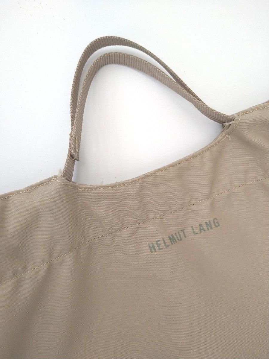 ヘルムート・ラング　HELMUT LANG　ナイロンミニトートバッグ　ベージュ