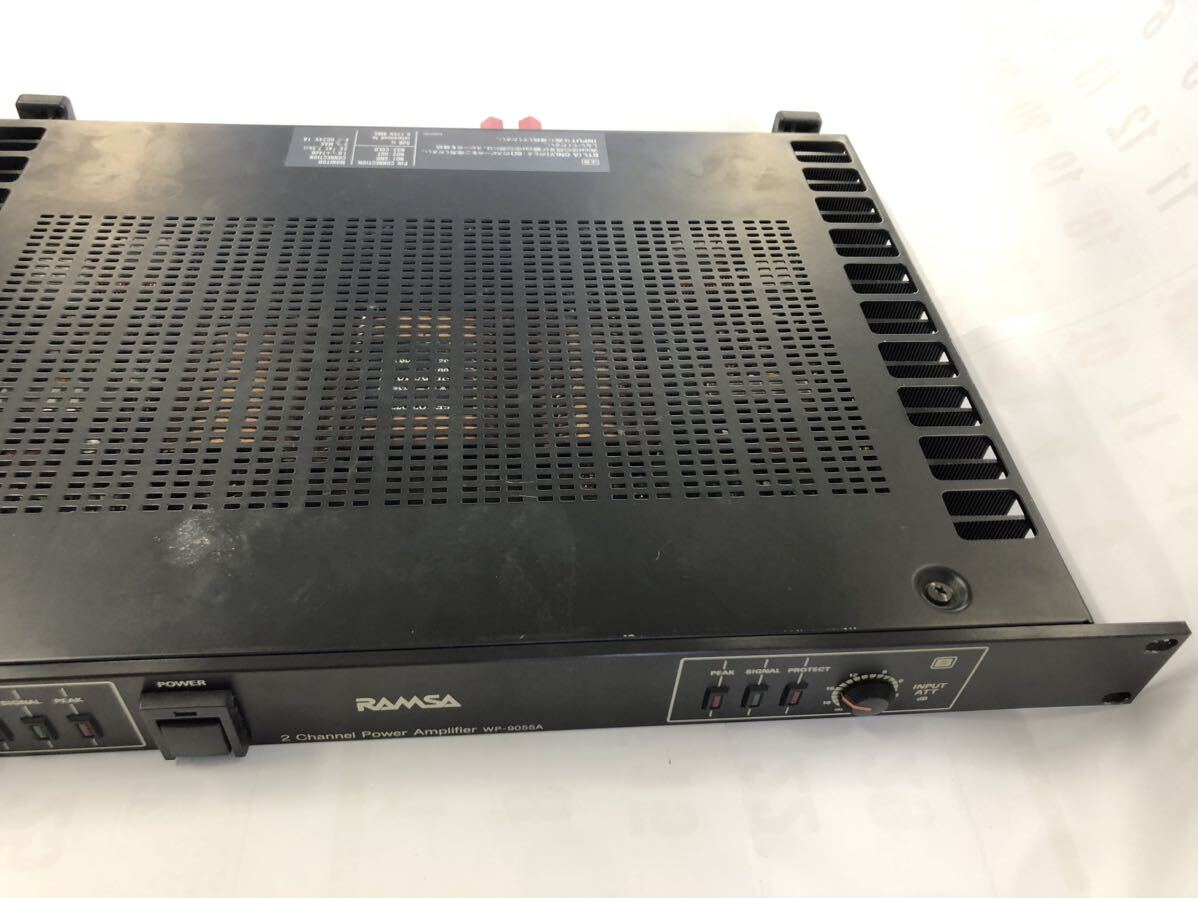 WP-9055Aナショナルパワーアンプ360W中古動作品　不具合有り_画像3