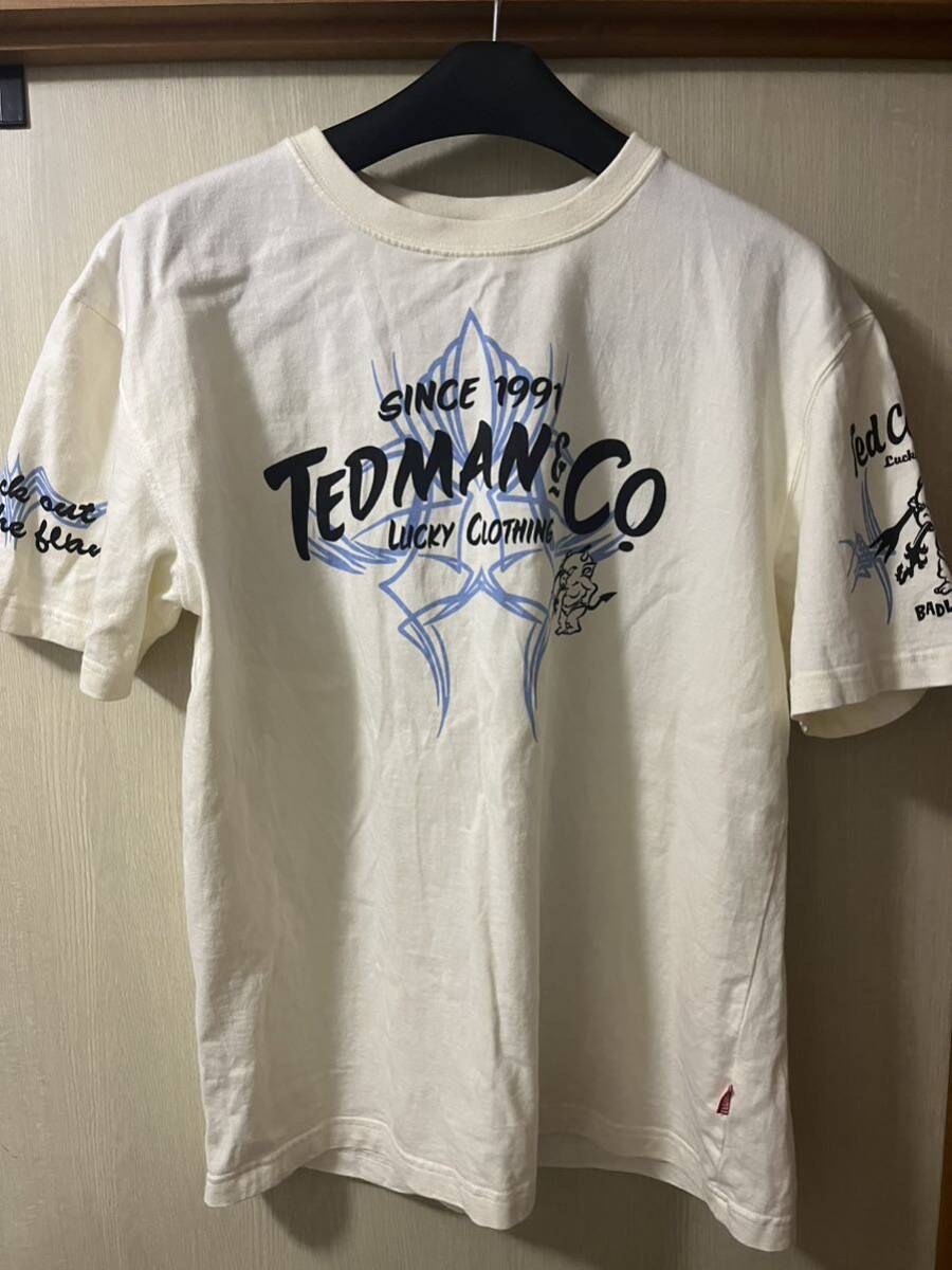 TEDMAN ピンストライプ柄Tシャツの画像2