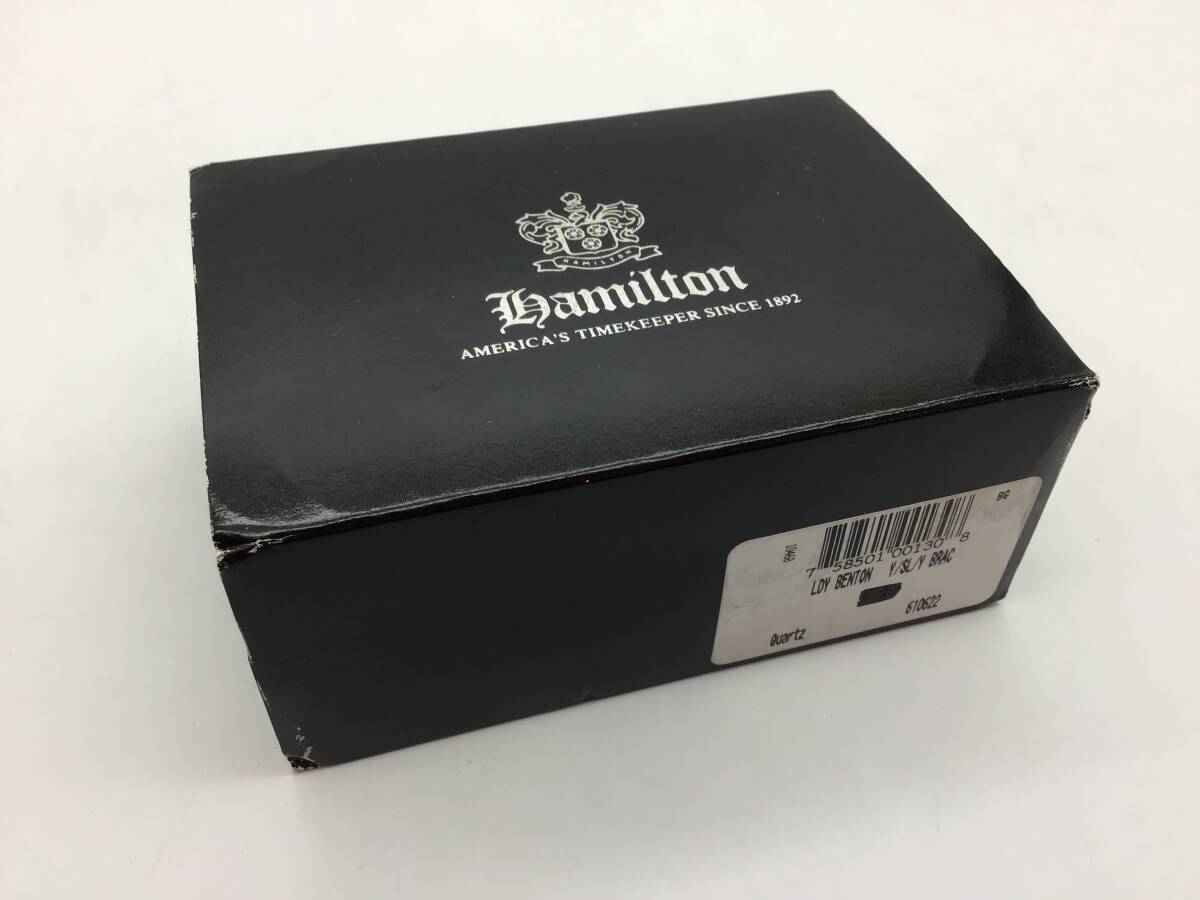 Hamilton ハミルトン クオーツ ベントン 6246 スモールセコンド 箱付き 不動 現状品 ▲2599の画像6