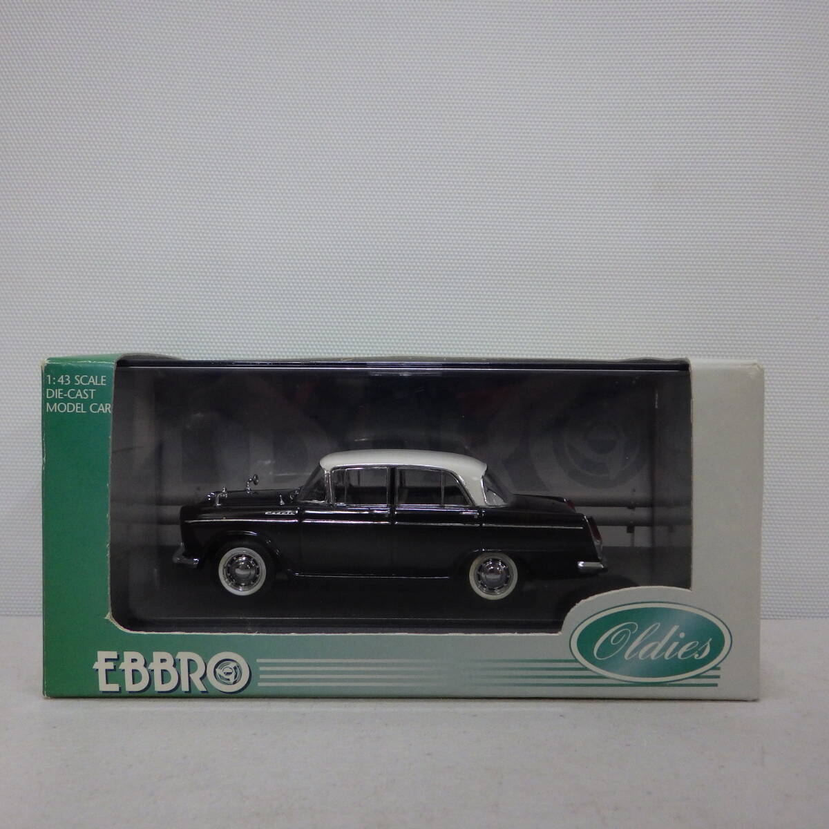 39F EBBRO Oldies エブロ オールディーズ 1/43 日産 セドリック ブラック 30型 1960 NISSAN SEDRIC Model30 1960　1:43_画像1