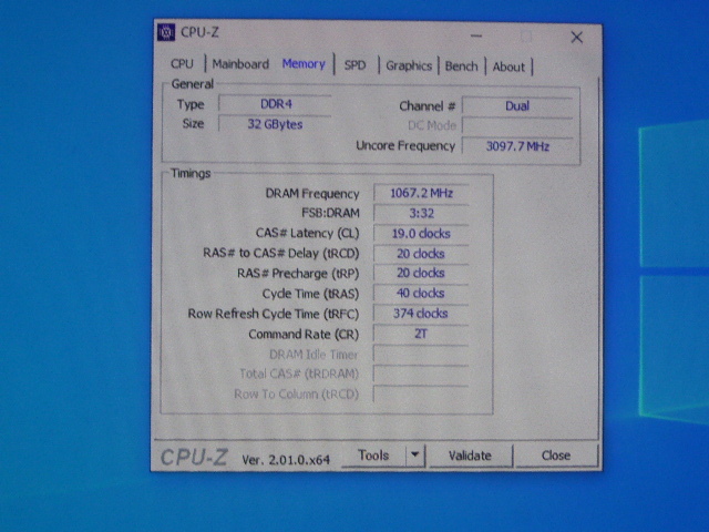 メモリ デスクトップパソコン用 SanMax Micronチップ DDR4-2400 PC4-19200 16GBx2枚 合計32GB 起動確認済みです_画像5