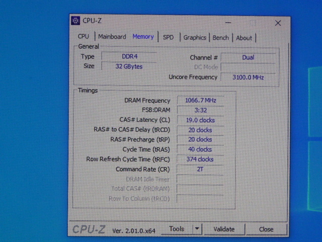 メモリ デスクトップパソコン用 SK hynix DDR4-2400 PC4-19200 ECC Unbuffered 8GBx4枚 合計32GB 起動確認済です HMA81GU7AFR8N-UH①の画像4