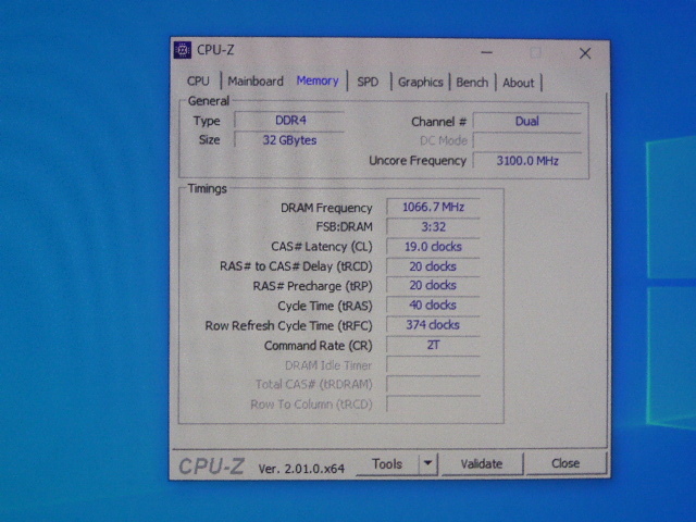 メモリ デスクトップパソコン用 Crucial DDR4-2666 PC4-21300 16GBx2枚 合計32GB 起動確認済みです_画像5