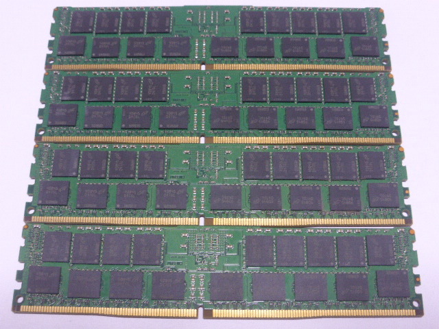 メモリ サーバーパソコン用 Micron DDR4-2400 (PC4-19200) ECC Registered 16GBx4枚 合計64GB 起動確認済です MTA36ASF2G72PZ-2G3B1QI_画像3