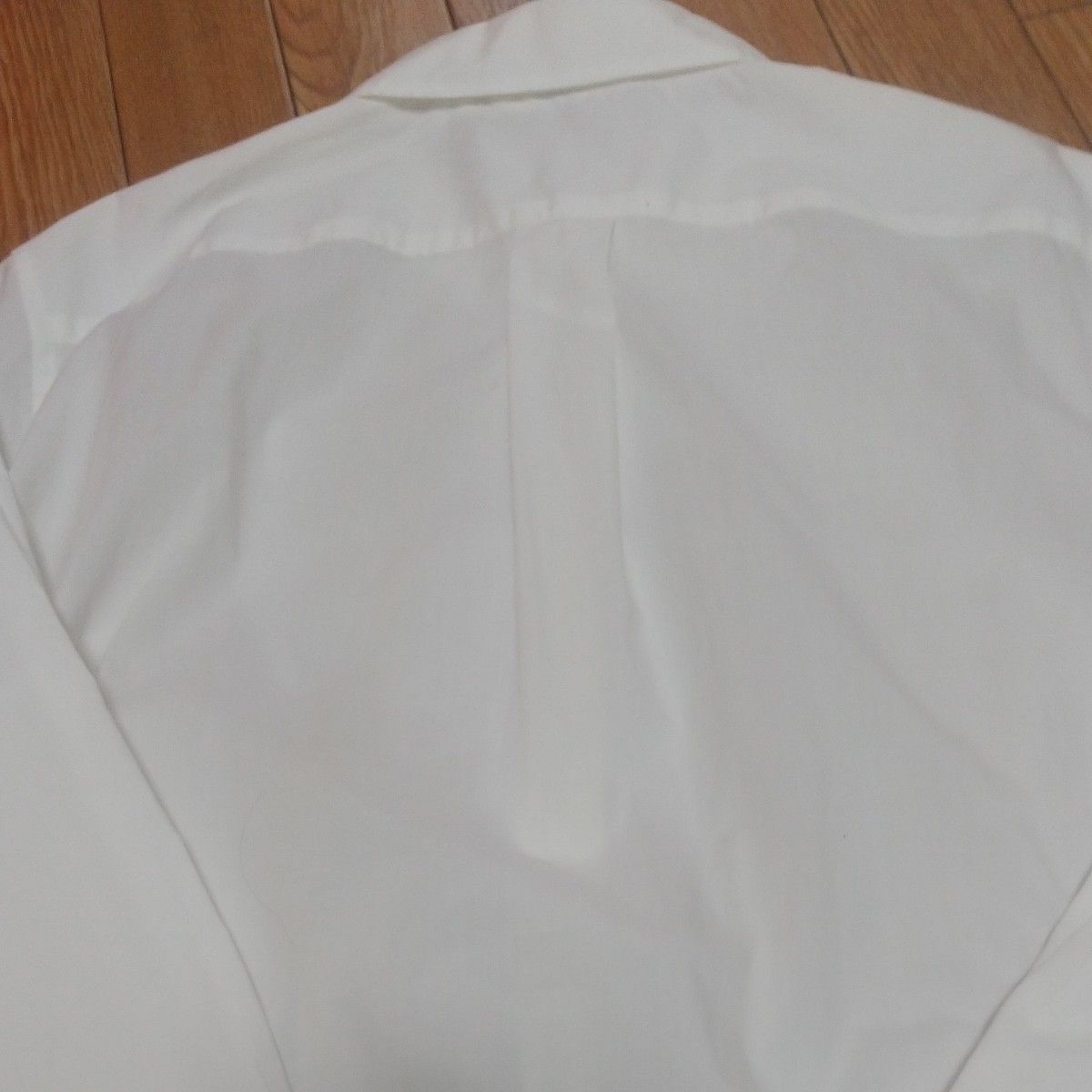 【新品】ユニクロ コットン ロングシャツレディース Lサイズ ホワイト