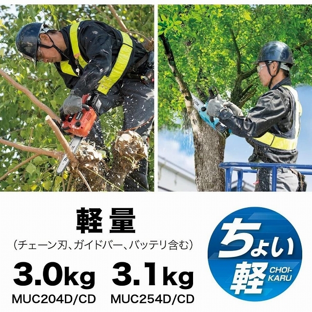 【送料無料】マキタ 18V 250mm 充電式チェンソー MUC254DZ(青) 本体のみ 新品★ガイドバー チェーン刃 付属品付 MUC254DRGX/DSFの本体です_画像7