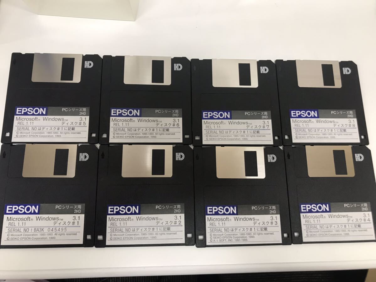 EPSON エプソン Microsoft Windows3.1 マイクロソフト ウィンドウズ オペレーティングシステム_画像5