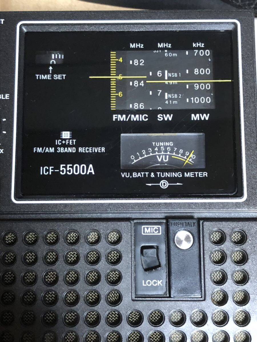 SONY transistor radio Sky sensor ICF-5500A secondhand goods junk treatment please.