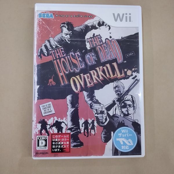 Wii/ザ・ハウス・オブ・ザ・デッド・オーバーキル THE HOUSE OF THE DEAD OVERKILL/取説付_画像1