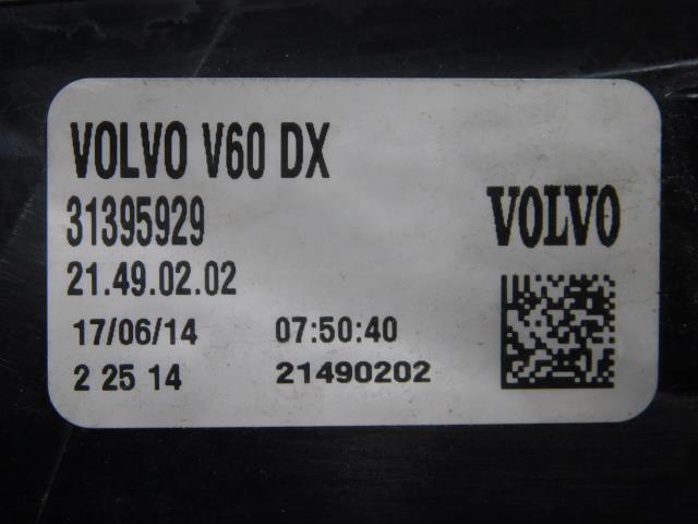  Volvo 60 series DBA-FB4164T right tail lamp V60 T4.B4164T