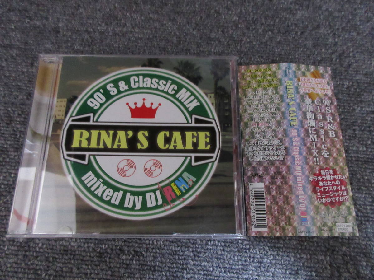 CD 90'S R＆B Classic MIX 洋楽 90年代 クラシック mixed by RINA RINA'S CAFE 名盤ばかりを詰め込んだ1枚 30曲 カヴァー曲集_画像1