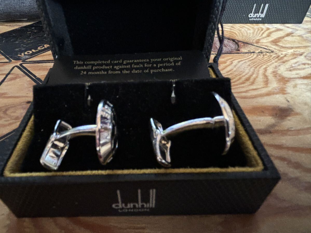 dunhill ダンヒル カフスボタン①サッカーボール_画像3