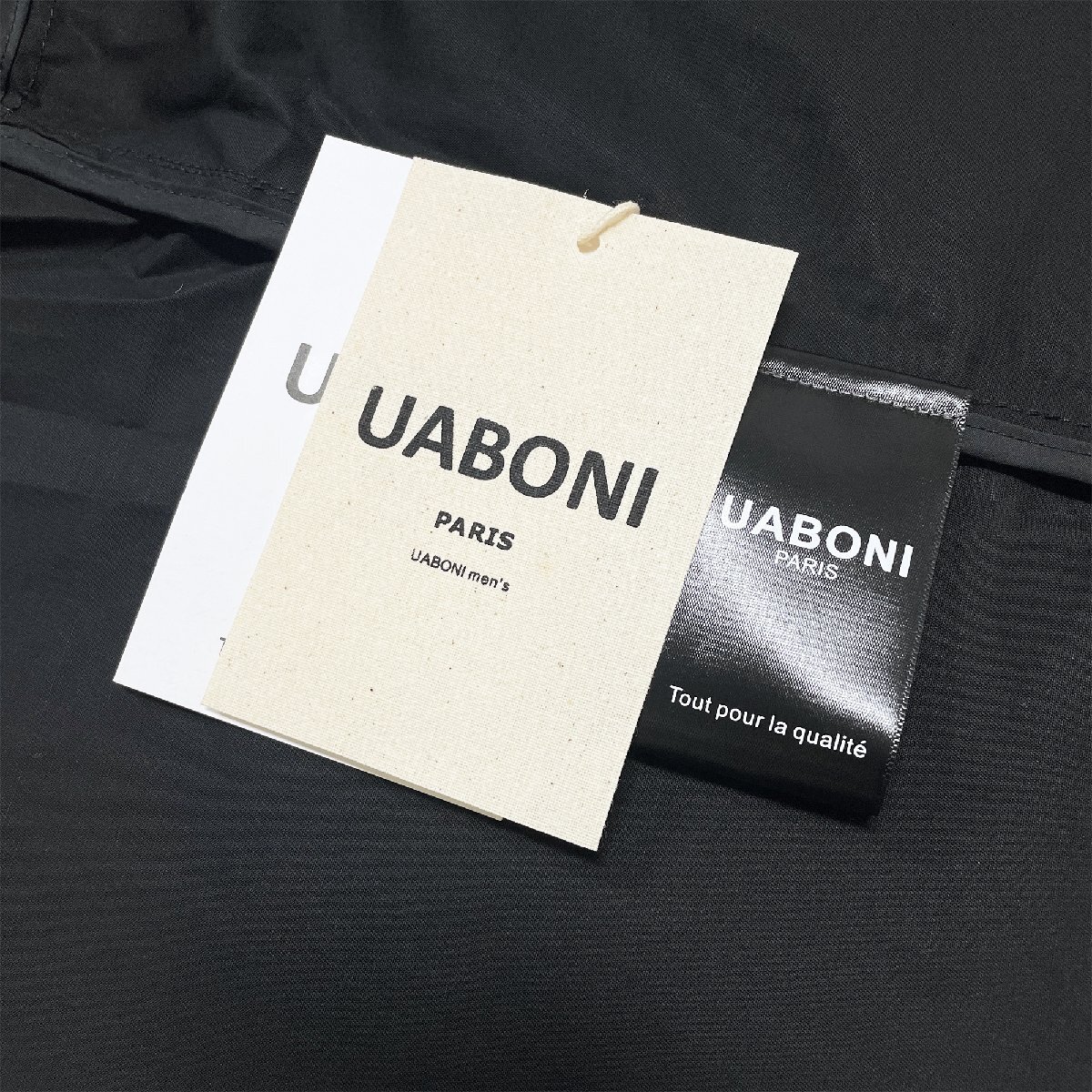 ★★個性EU製＆定価6万◆UABONI*Paris*長袖シャツ*ユアボニ*パリ発◆上品 薄手 快適 総柄 英字柄 アメカジ トップス ジャケット XL/50の画像9